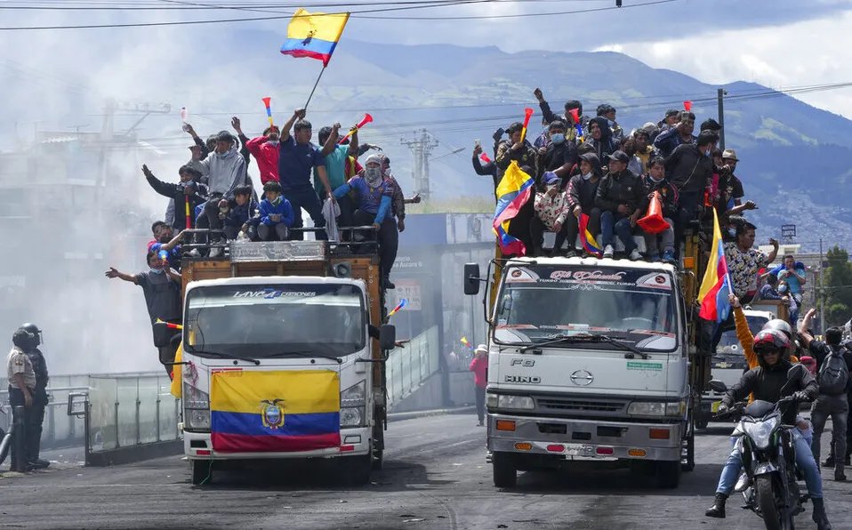 El presidente de Ecuador reitera su llamado al diálogo